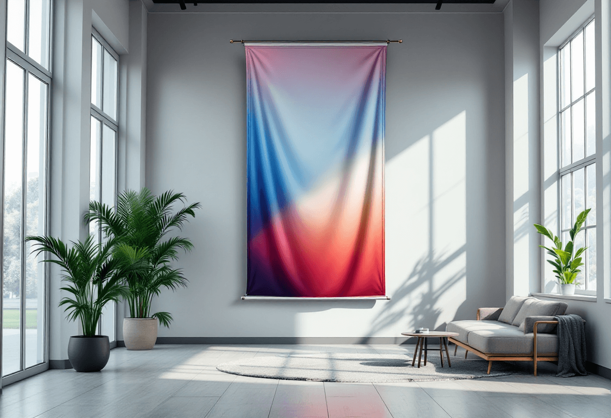 Kakemono Suspendu pour Expositions Impactantes